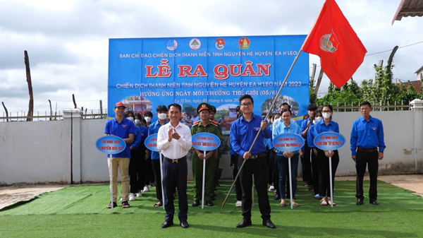 Lễ ra quân Chiến dịch Thanh niên tình nguyện hè huyện Ea H’Leo năm 2023